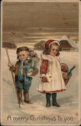 A Merry Christmas to You Postcard