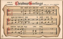 Christmas Greetings - Words and Music for the song Postcard Postcard Postcard