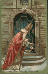 Groeten van St. Nicolaas Postcard