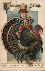 Thanksgiving. The National Bird of the Day Postcard