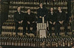 Sitting in the Rum Room - Five Sherriffs Postcard