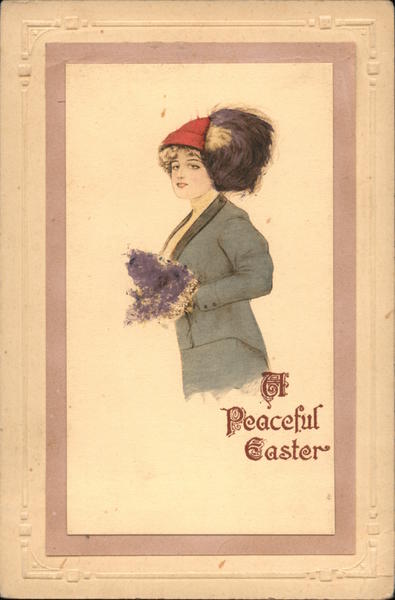 A Peaceful Easter Hand Drawn/Hand Colored