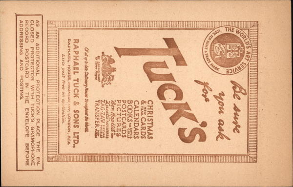 Be Sure You Ask For Tuck's Cards: Raphael Tuck & Sons