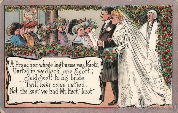 Wedding Scene with Poem Marriage & Wedding