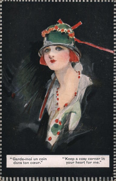 Art Deco Keep a cosy corner in your heart for me Artistique Series