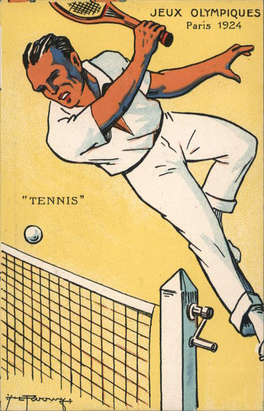 Rare: Jeux Olympiques - Paris 1924 - Tennis Roowy Olympics