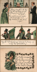 Set of 3: St. Patrick's Day Series 2230 Postcard