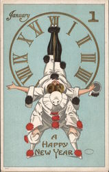 A Happy New Year Postcard