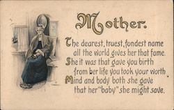 Mother - Woman at Salon Postcard