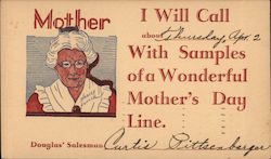 Mother's Day Correspondence Card for: Douglas' Salesman Postcard