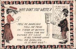 Why Don't You Write? (Postcard Store) Postcard