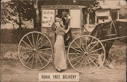 Rural Free Delivery Postcard