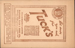 Be Sure You Ask For Tuck's Cards: Raphael Tuck & Sons Postcard