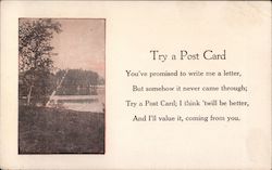 Try a Post Card Postcard