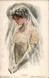 The Bride Marriage & Wedding Postcard Postcard Postcard