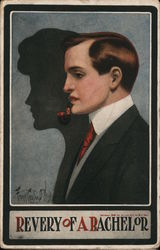 Revery of a Bachelor Shadow Postcard