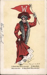 University of Wisconsin Pep Postcard