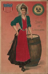 State of Louisiana Postcard