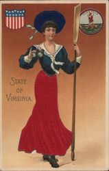 State of Virginia Postcard