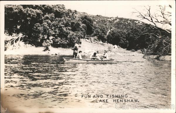 Fishing on Lake Henshaw, San Diego County Santa Ysabel California