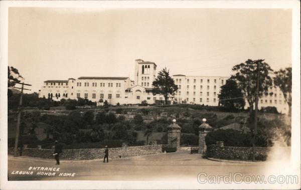 Entrance of Laguna Honda Home San Francisco California