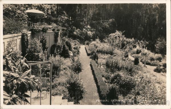 Formal Gardens - C.S. Sanatorium San Francisco California