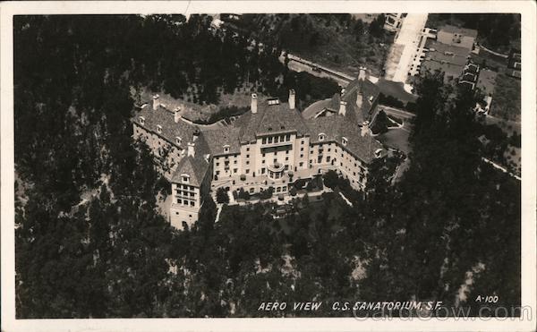 Aero View C.S. Sanatorium San Francisco California
