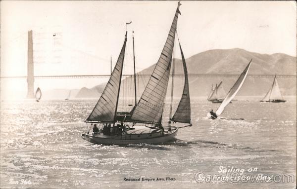 Sailing on San Francisco Bay California