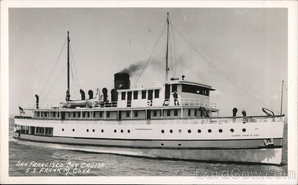 San Francisco Bay Cruise S.S. Frank M. Coxe California