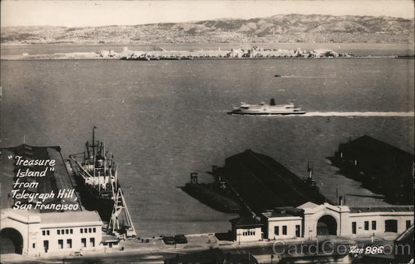 Treasure Island from Telegraph Hill San Francisco California