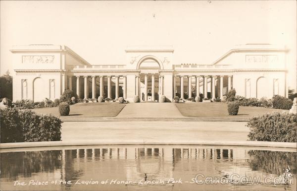The Palace of the Legion of Honor - Lincoln Park San Francisco California
