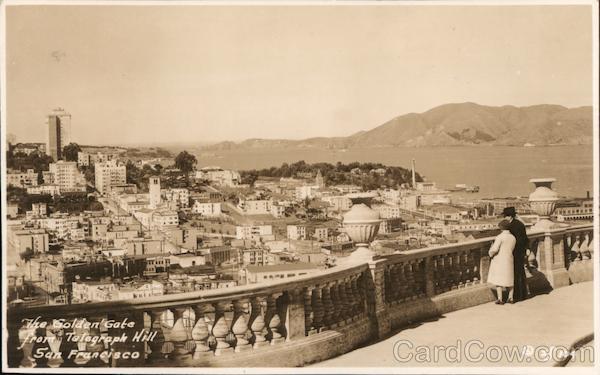 The Golden Gate from Telegraph Hill San Francisco California