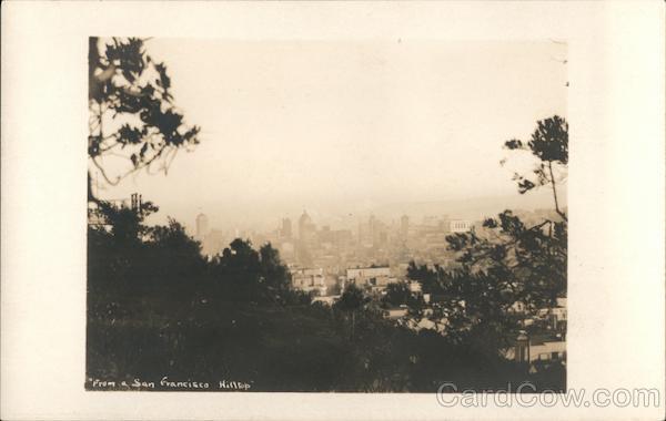 From a San Francisco Hilltop California