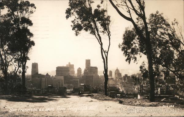 San Francisco as Seen from Telegraph Hill California