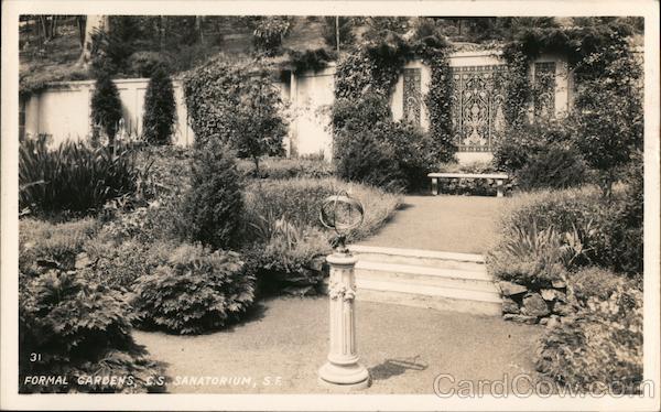 Formal Gardens, S.S. Sanatorium San Francisco California