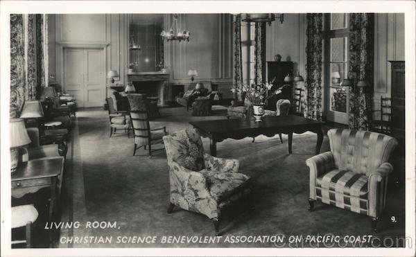 Living Room, Christian Science Benevolent Association on Pacific Coast San Francisco California