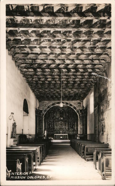 Interior Mission Dolores San Francisco California