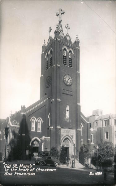 Old St. Mary's in the Heart of Chinatown San Francisco California