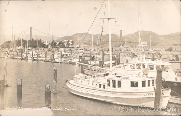 Yacht Harbor San Francisco California Pictorial