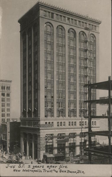 New Metropolis Trust and Sav. Bank Blk. J-45 San Francisco California