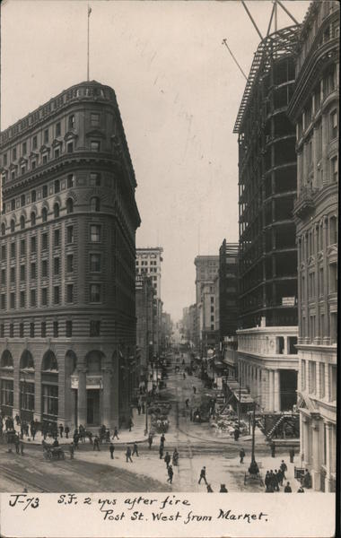 San Francisco 2 Years After a Fire J-73 California