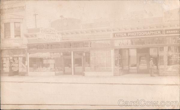 Several Small Storefronts, Etter Photographer San Francisco California