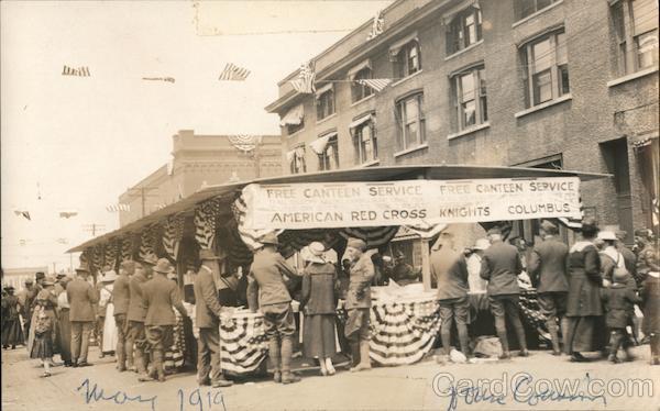 Red Cross: Free Canteen Service Columbus Ohio World War I