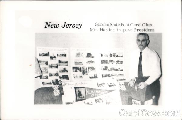 New Jersey Garden State Post Card Club. Mr. Harder is past President