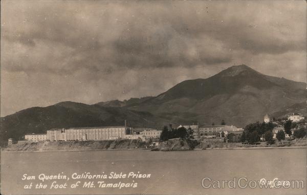 San Quentin, California State Prison at the Foot of Mt. Tamalpais