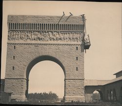 1901 Stanford Memorial Arch Construction Original Photograph