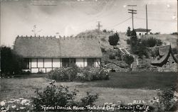 Typical Danish Home - Thatched Roof Solvang, CA Postcard Postcard Postcard