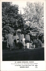 St. James Episcopal Church Sonora, CA Postcard Postcard Postcard