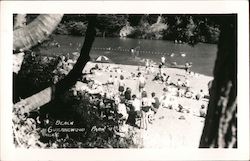 Beach Guernewood Park Postcard