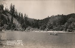 Johnson's Beach - Russian River Postcard
